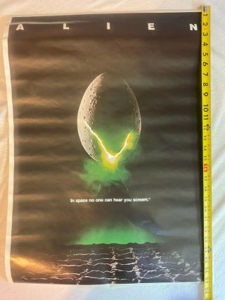 Alien Movie Poster 28x20 Twentieth Century - Fox 1979
