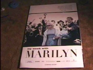 My Week With Marilyn Monroe 27x40 Orig Movie Poster Michelle Williams