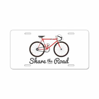 Cafepress Share The Road License Plate (1334374826)