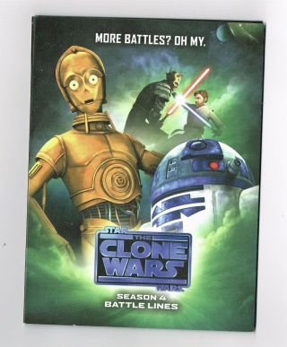 Rare - Star Wars: Clone Wars - Season 4 Dvd Screener