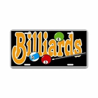 Cafepress Billiards License Plate (511485513)