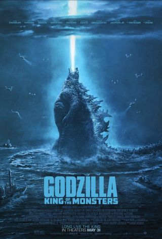 Godzilla King Of The Monsters Movie Poster 27x40 D/s Kyle Chandler