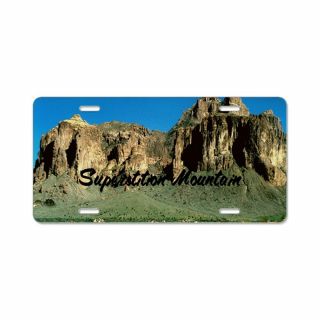 Cafepress Superstition Mountain11x11 License Plate (1033753836)