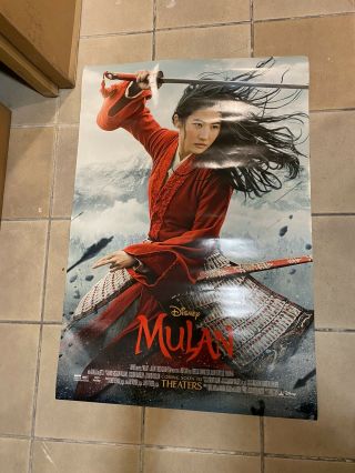 Disney Mulan Movie Poster Ds 27x40 Double Sided
