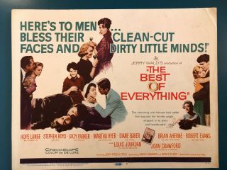 Complete 1959 Lobby Card 1: " The Best Of Everything "