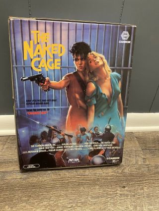 Rare Horror Vhs Video Store Promo - The Naked Gun/ P.  O.  W.  The Escape