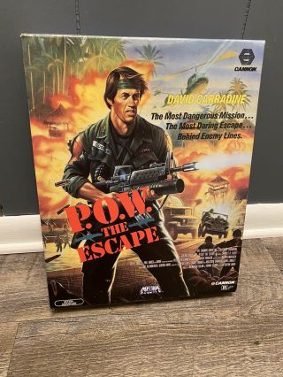 Rare Horror VHS Video Store Promo - The Naked Gun/ P.  O.  W.  The Escape 2