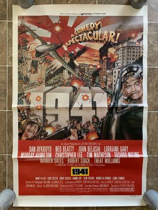 1941 One Sheet Movie Theatre Poster - 1979 - Aykroyd Belushi Spielberg