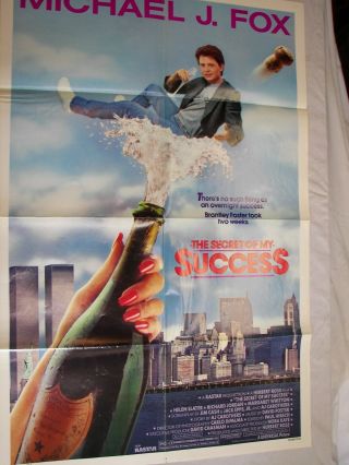 Movie Poster The Secret Of My Success - - Michael J.  Fox Item 23