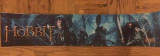 The Hobbit 2 Mylar 5x25 Poster Rare Tolkien Peter Jackson