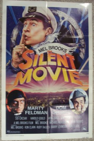 Mel Brooks Silent Movie 27 X 41 Poster W/ Lobby Card Set Of 8
