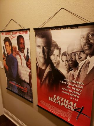 Lethal Weapon 3 & 4 Movie Posters