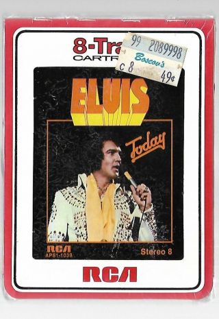 Elvis Presley Rca/usa 8 Track Cartridge Stereo 8 " Today " 1975