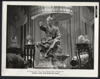 Anna And The King Of Siam ’46 Rex Harrison On A Throne Rare