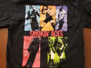 Rare Smoking Aces 2007 Promo Small Shirt Dvd Blu Ray Ryan Reynolds Ben Affleck