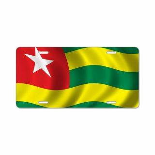 Cafepress Togo_flag License Plate (1081358169)