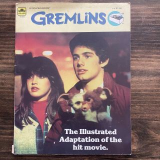 Vintage 1984 Golden Gremlins Movie Film Illustrated Adaptation Comic Book Rare