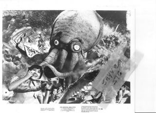 Yog Monster From Space 1971 Bw Orig Vintage Still Photo Horror Japan Toho Sci - Fi