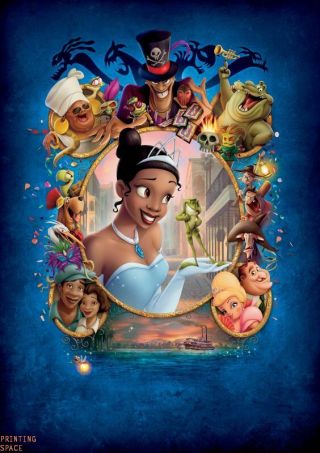 The Princess And The Frog Vintage Classic Disney Collectors Poster 24x36 Inch 1
