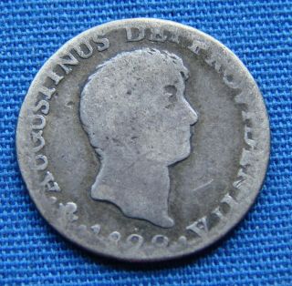 Decent Looking 1822 Mexico 1 Reale Silver Coin - " Only Year Minted "
