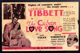 The Cuban Love Song - 1931 Lawrence Tibbett,  Lupe Velez,  Jimmy Durante