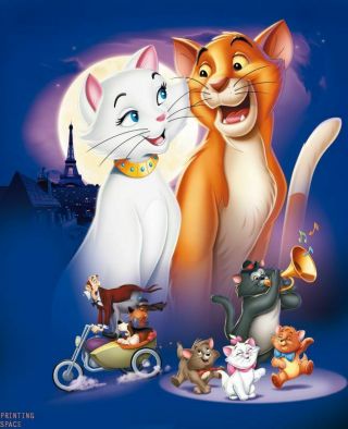 The Aristocats Vintage Classic Disney Collectors Poster 24x36 Inch 3