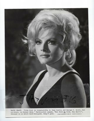 Virna Lisi - Not With My Wife You Dont 1966 Bw Vintage Photo Still Sexy