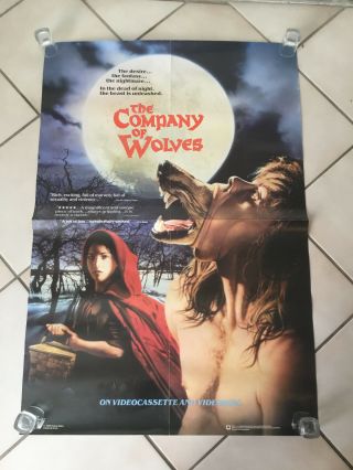 The Company Of Wolves Vhs Movie Poster One Sheet