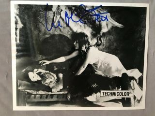 Ingrid Pitt Carmilla Vampire Lovers Autographed Photograph Still 1970 8 X 10 B/w