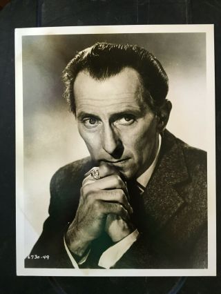 Peter Cushing,  Bridges Of Dracula 1960 Vintage Press Headshot Photo