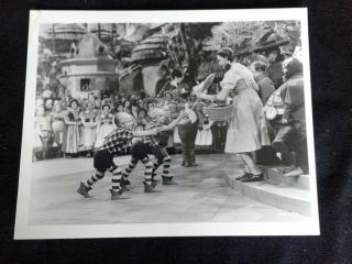The Wizard Of Oz Photo Judy Garland Munchkins 1939 Movie Ray Bolger