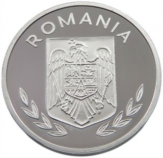 ROMANIA 100 LEI 1996 ALUMINIUM PATTERN PROOF alb38 147 2