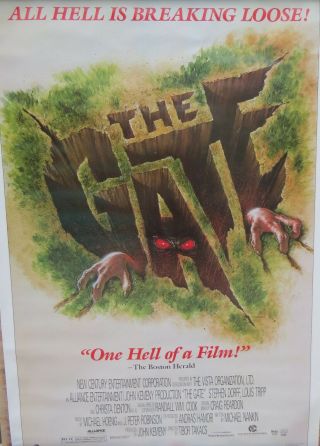 Vintage Movie/video Poster - - - The Gate