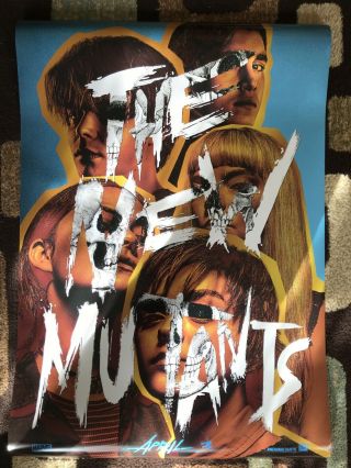 Mutants Movie Poster 27x40 Ds U.  S Version B 2020 Release Date X - Men
