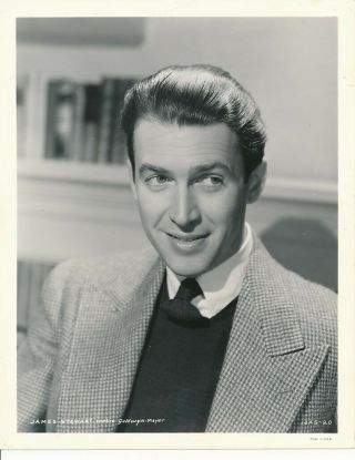 James Stewart Vintage 1940 The Philadelphia Story Mgm Portrait Photo