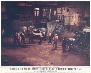 The Streetfigter Hard Times Lobby Card Charles Bronson Batrechested