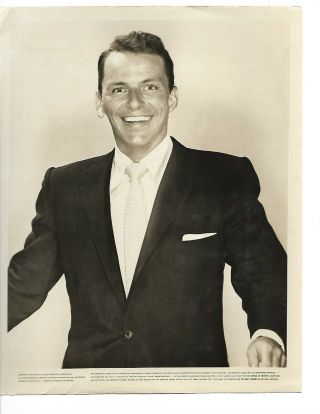 Glamour Frank Sinatra Portrait 1940s Glamour Vintage Orig Photo 204
