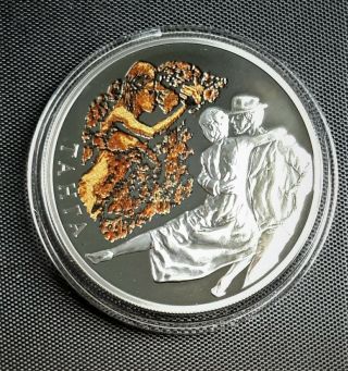 The Tango Magic Of Dance Silver Proof Coin Belarus 2012 20 Rubles