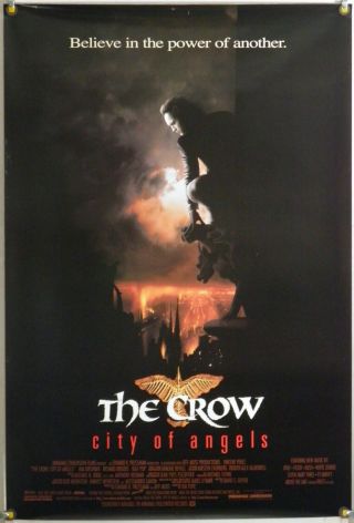 The Crow City Of Angels Ds Rolled Orig 1sh Movie Poster Mia Kirshner (1996)