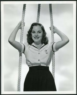 Dorothy Morris Vintage C1940 Clarence Bull Mgm First Portrait Dw Photo