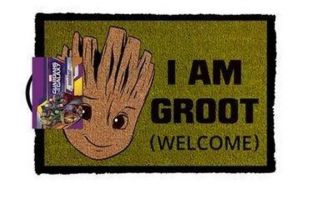 328008 Guardians Of The Galaxy I Am Groot Doormat Welcome Mat Marvel Comics