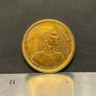 Puerto Rico 1970s,  Medalla Serie Caciques De Boriquen,  Jayuya Coabey Bronce Rara