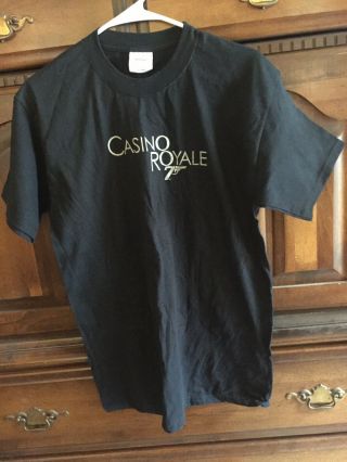 Vintage Casino Royale James Bond 007 Movie Promo Medium T - Shirt 2006