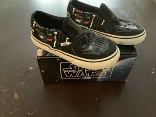 Vans Star Wars Classic Slip On Toddler Size 10
