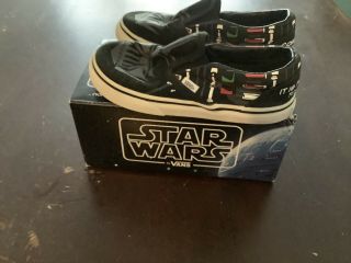 Vans Star Wars Classic Slip On Toddler Size 10 3
