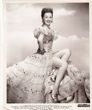 Olga San Juan Cheesecake Sexy Legs Alluring Pose Vintage 1945 Orig Photo 278