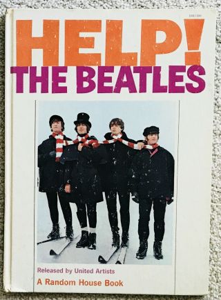 Help By The Beatles 1965 Hardcover Film Program John Lennon Paul Mccartney