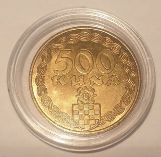 500 Kuna 1941.  Pavelic Ndh Independent State Of Croatia Ustasa Coin Restrike