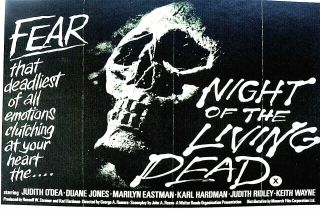 Night Of The Living Dead Horror - 1968 Lobby Card 2nd Print