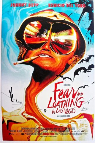 Johnny Depp - Fear And Loathing In Las Vegas - Weird Film 1998 Lobby Card 2nd